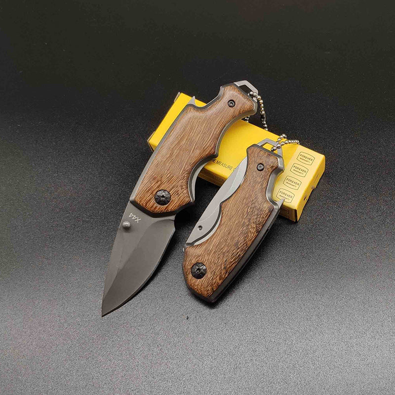 Pocket Folding Knife - Wooden Handle