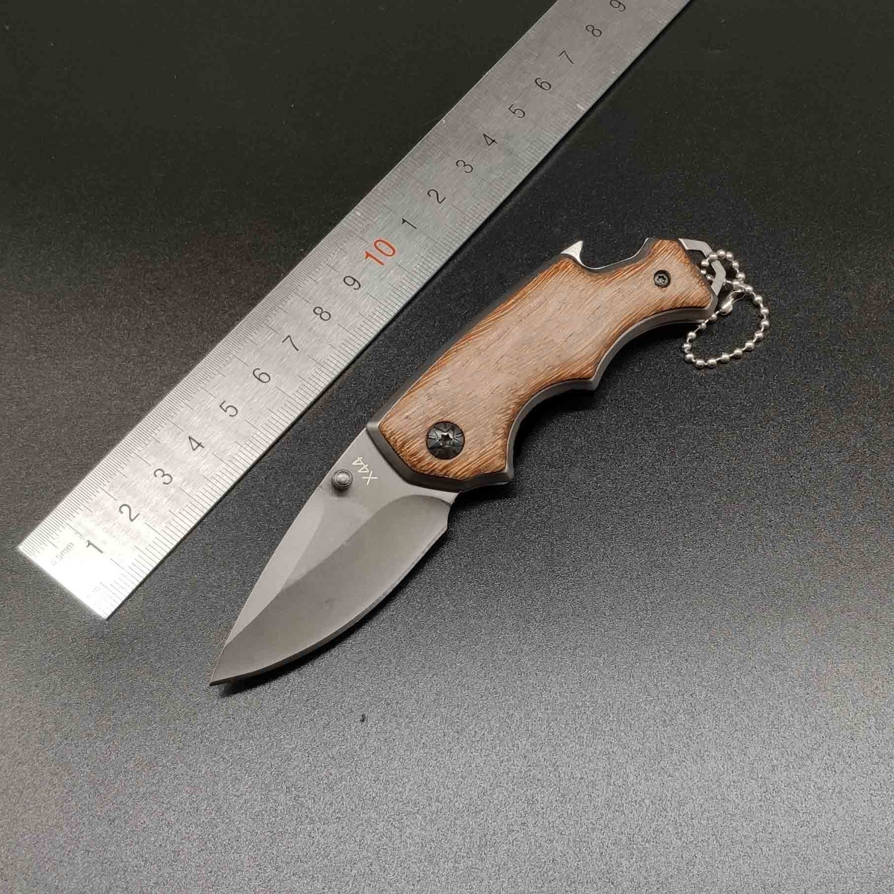Pocket Folding Knife - Wooden Handle